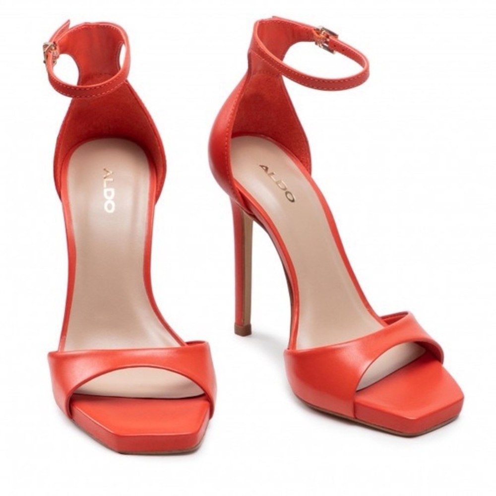 Orange 🍊 Heeled Sandal